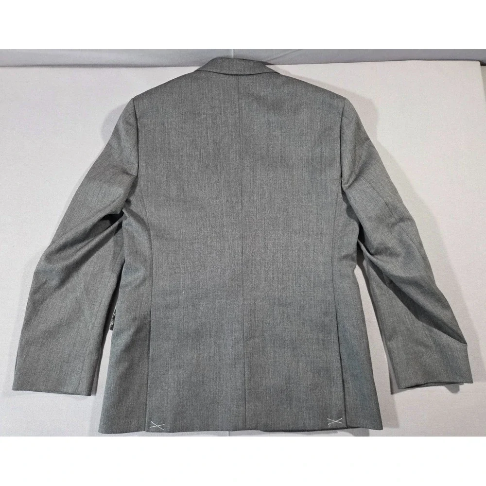 Scotch & Soda Amsterdam Mens 38R Gray 100% Wool Blazer Suit Jacket NWT